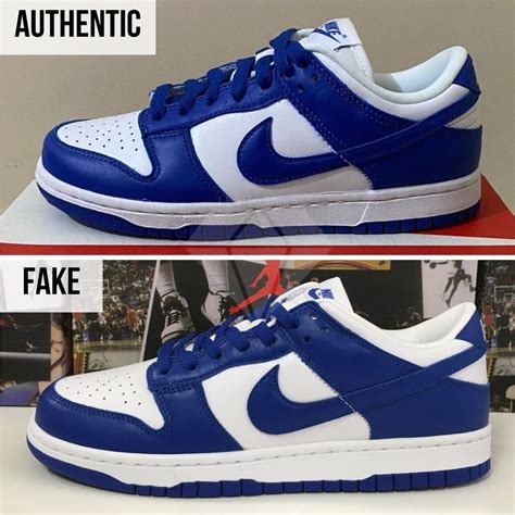 fake vs real unc dunk low shoe leaces|false nike dunk.